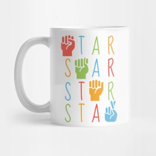 ASL Star- American Sign Language Mug